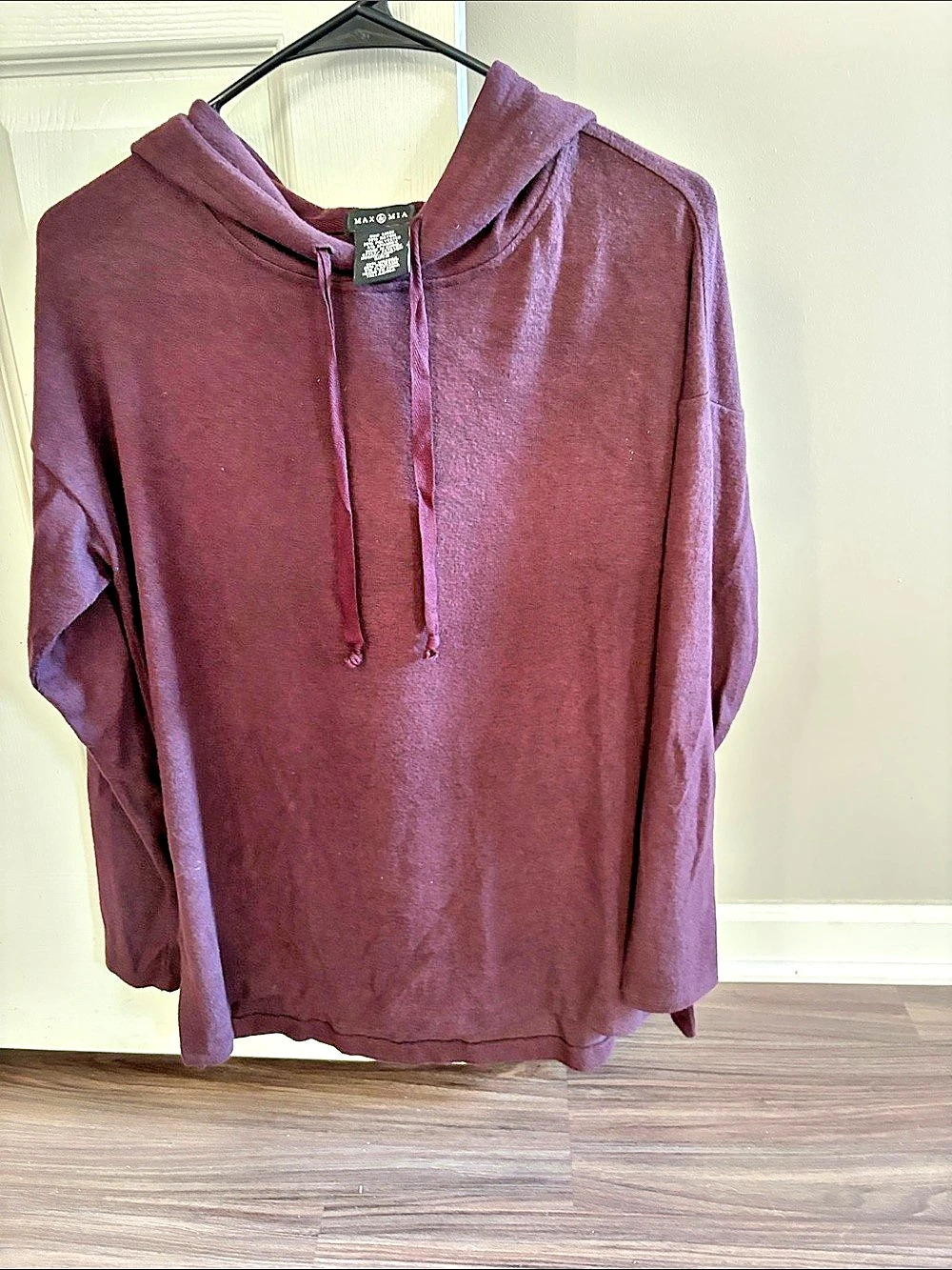 Max & Mia X0922-213US/OM Purple Hoodie & Leggings Set Size Small